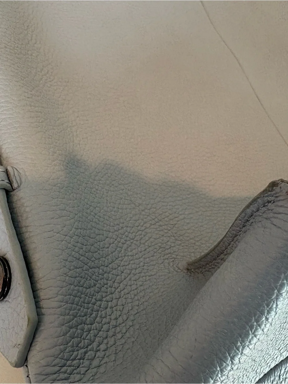 Botkier Grey/blue Pebbled Leather Hobo Shoulder Bag